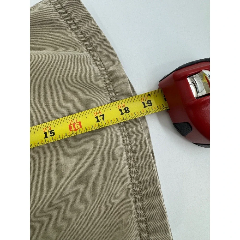 Tommy Bahama Mens Pleated Chino Shorts Khaki Tan Tencel‎ Cotton Size 33